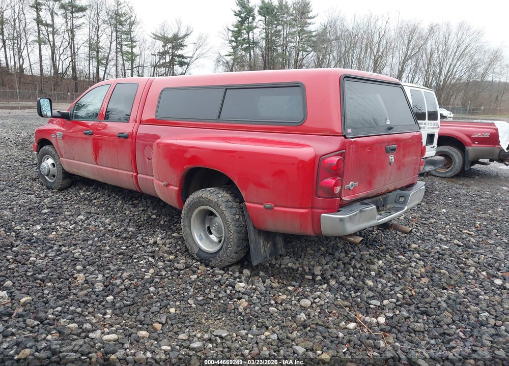 2008 DODGE RAM 3500 SLT VIN: 3D7ML48D28G134030