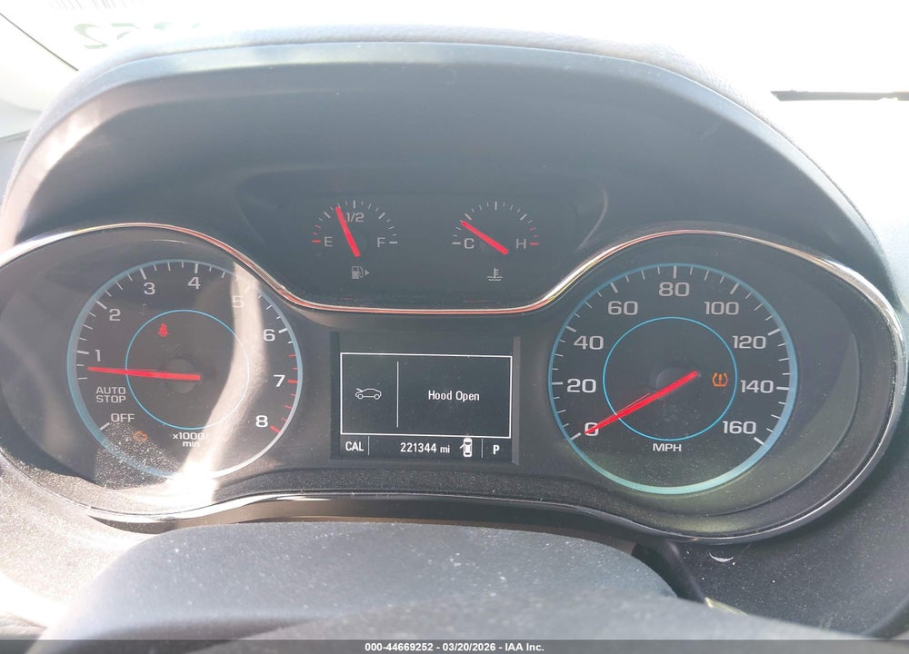 2016 CHEVROLET CRUZE LT AUTO VIN: 1G1BE5SM7G7269310