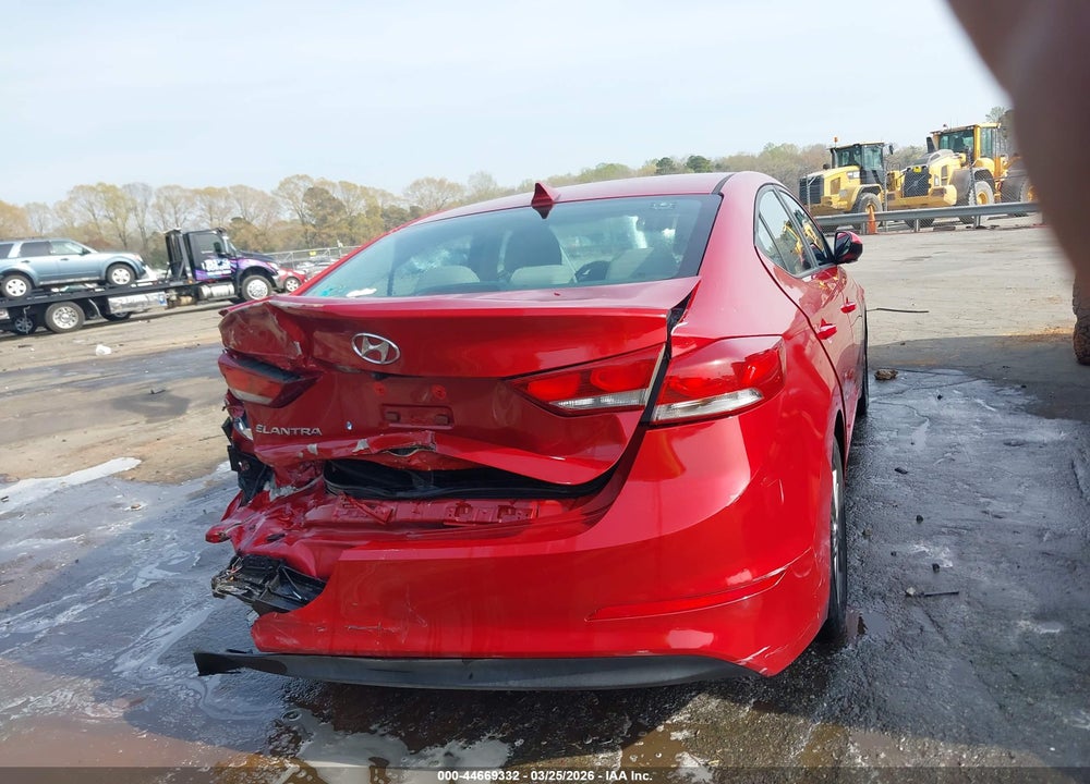2017 HYUNDAI ELANTRA SE VIN: KMHD84LF8HU192298