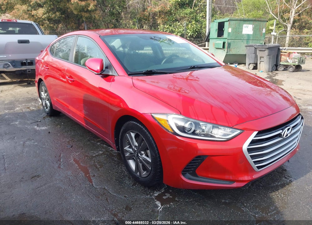 2017 HYUNDAI ELANTRA SE VIN: KMHD84LF8HU192298