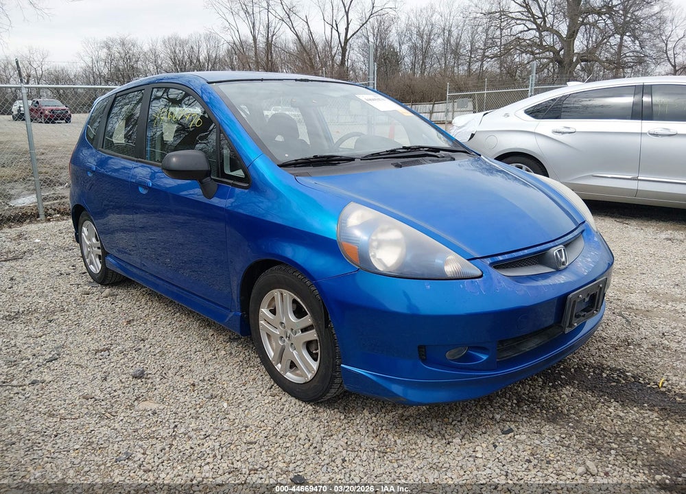 2008 HONDA FIT SPORT VIN: JHMGD38638S021081