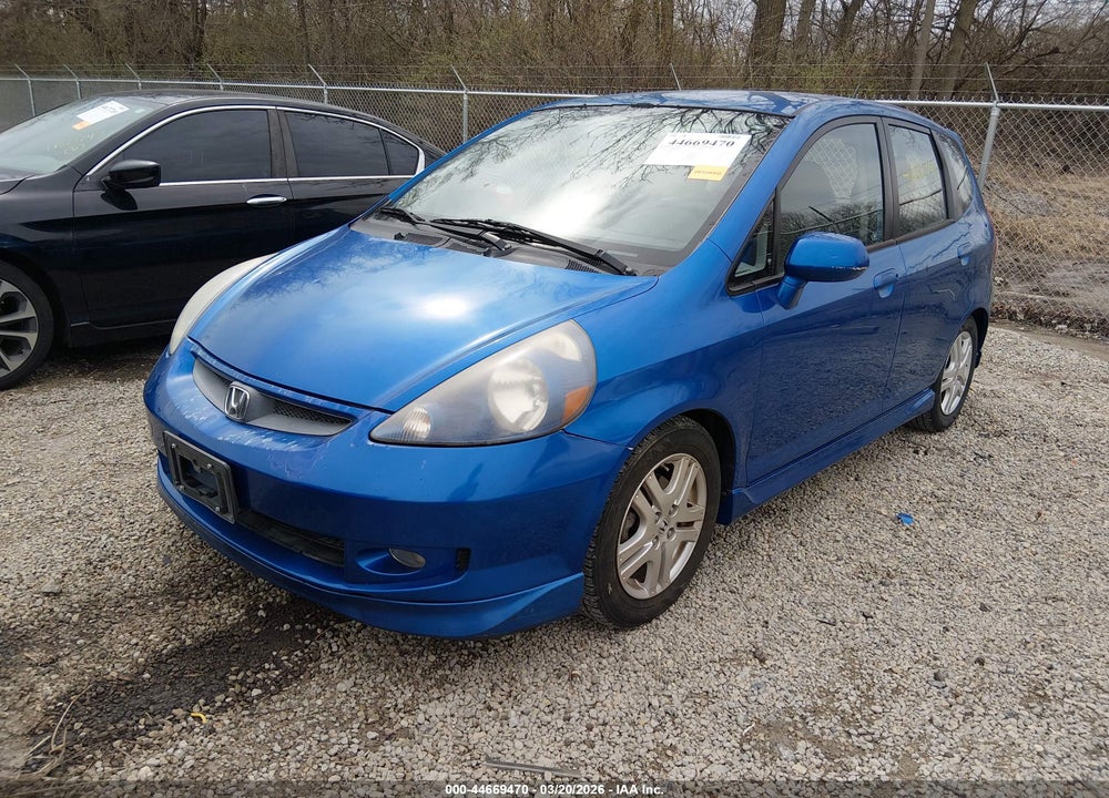 2008 HONDA FIT SPORT VIN: JHMGD38638S021081