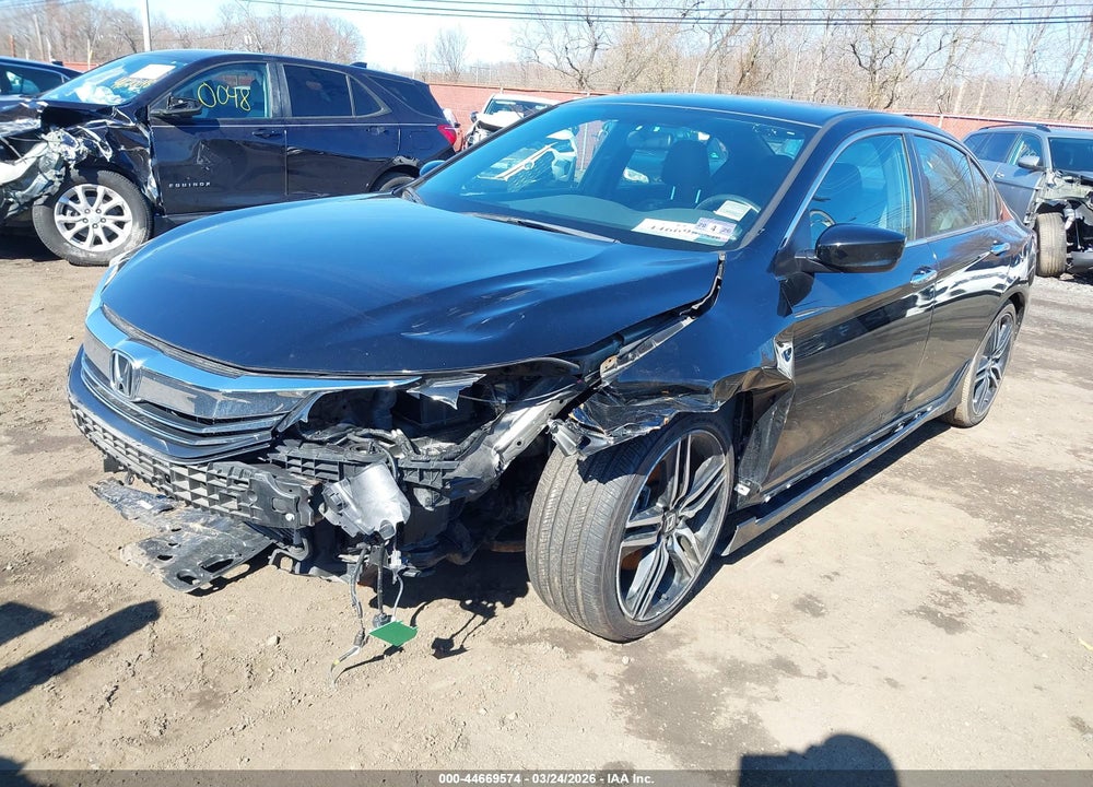 2017 HONDA ACCORD SPORT SE VIN: 1HGCR2F18HA056239