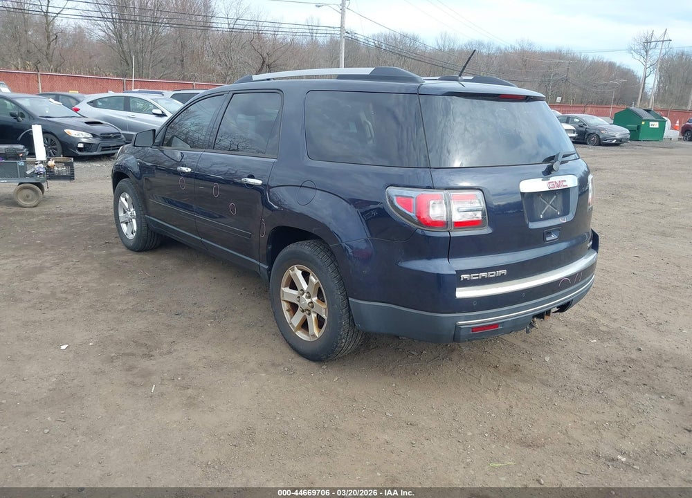 2016 GMC ACADIA SLE-2 VIN: 1GKKVPKD6GJ148973