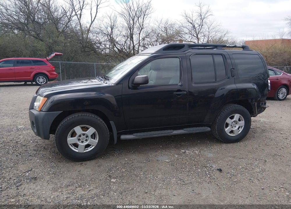 2005 NISSAN XTERRA S VIN: 5N1AN08U05C624217
