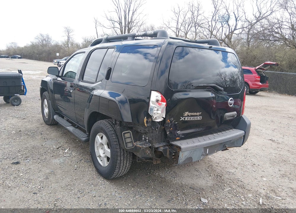 2005 NISSAN XTERRA S VIN: 5N1AN08U05C624217