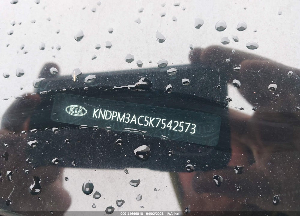 2019 KIA SPORTAGE LX VIN: KNDPM3AC5K7542573
