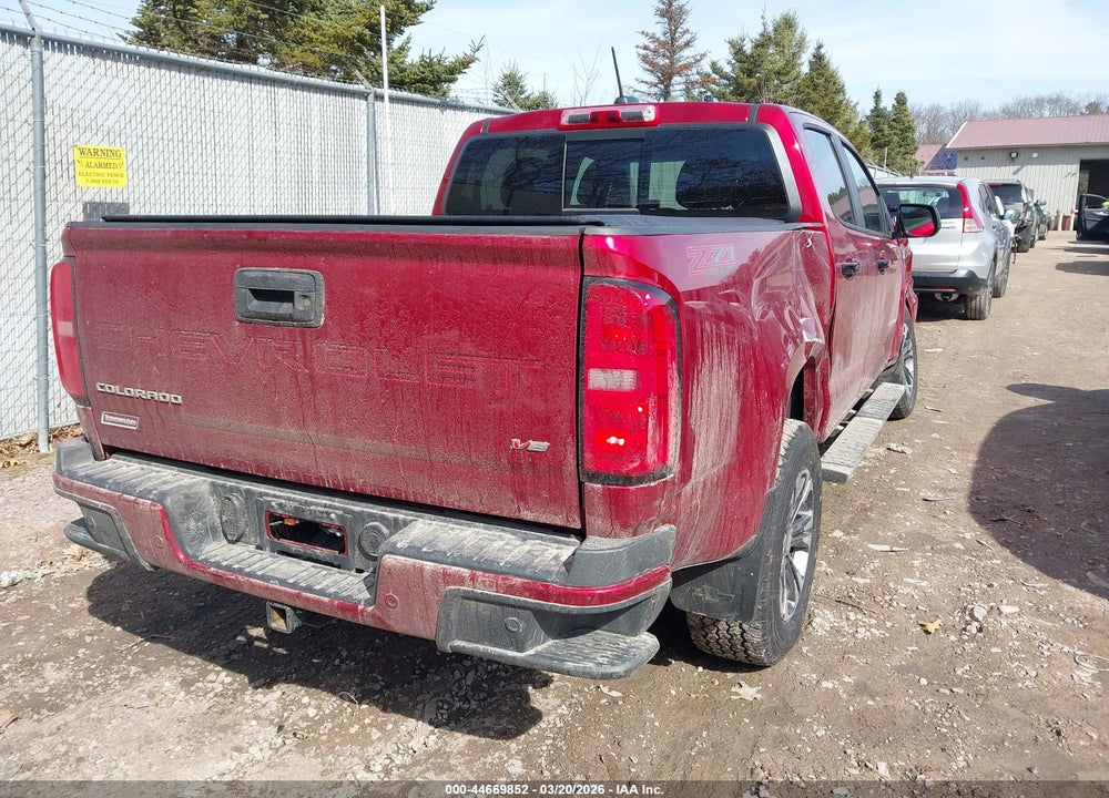 2022 CHEVROLET COLORADO 4WD  SHORT BOX Z71 VIN: 1GCGTDEN8N1117490
