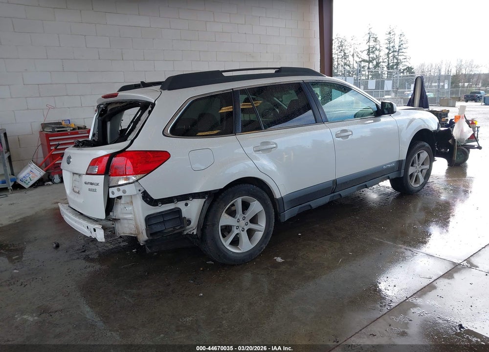 2014 SUBARU OUTBACK 2.5I PREMIUM VIN: 4S4BRBCC9E3264920