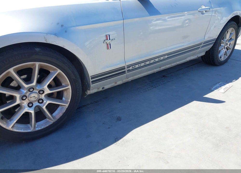 2010 FORD MUSTANG V6/V6 PREMIUM VIN: 1ZVBP8AN9A5101892