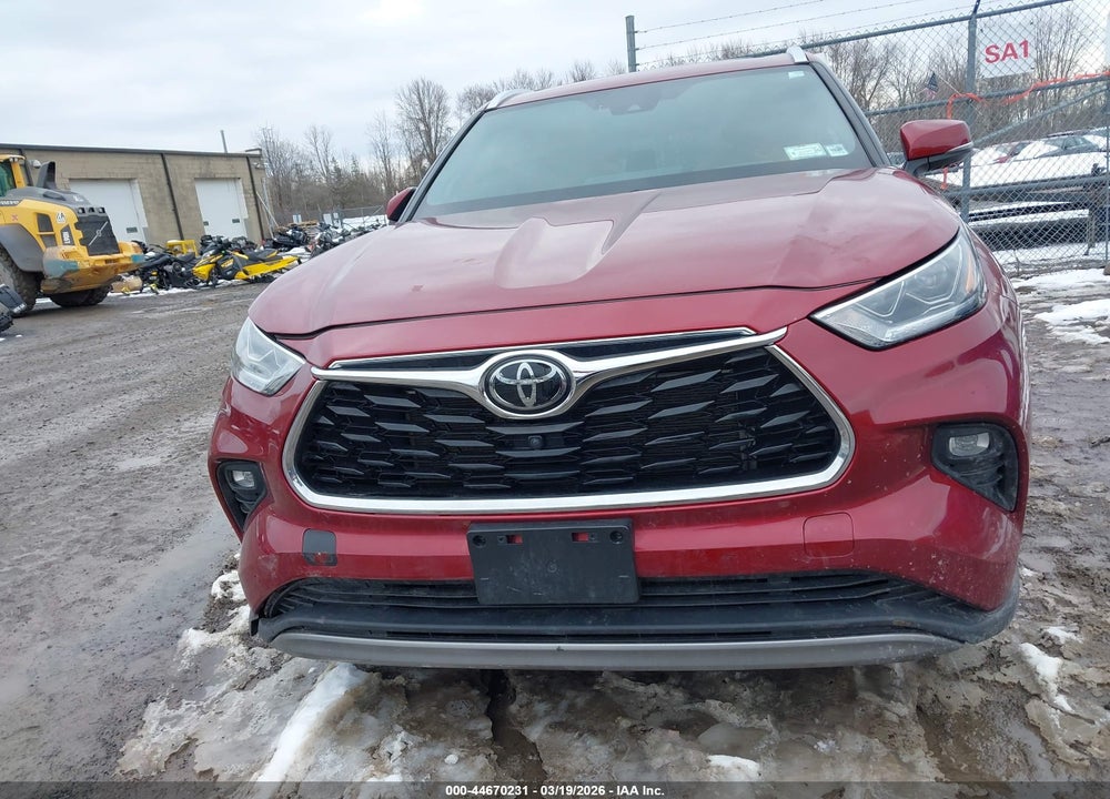 2022 TOYOTA HIGHLANDER PLATINUM VIN: 5TDFZRBHXNS188280