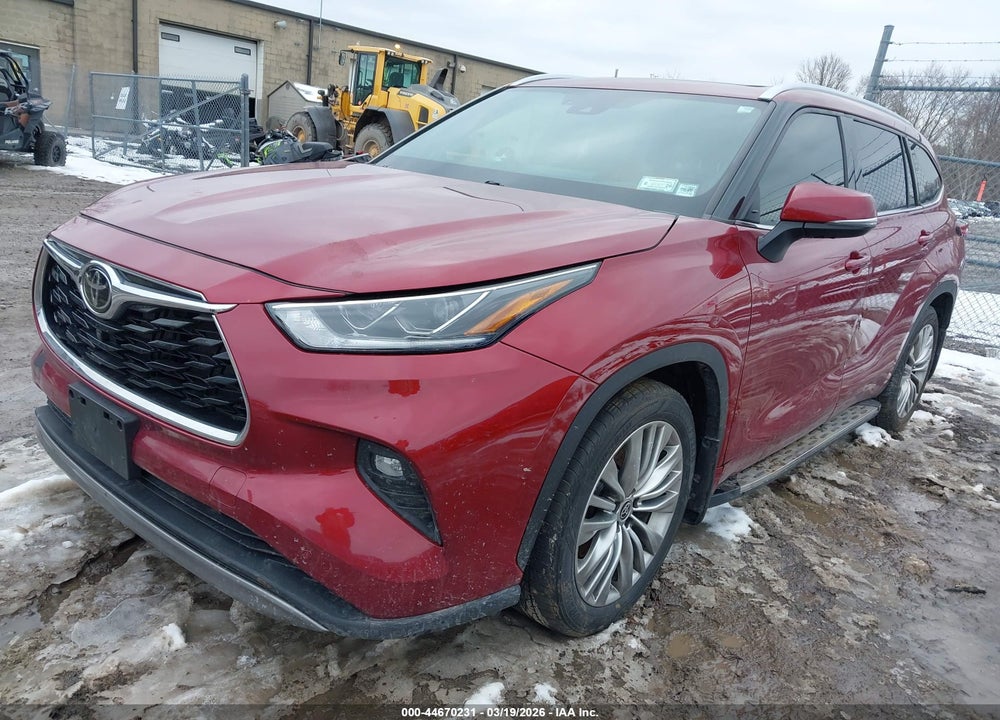 2022 TOYOTA HIGHLANDER PLATINUM VIN: 5TDFZRBHXNS188280