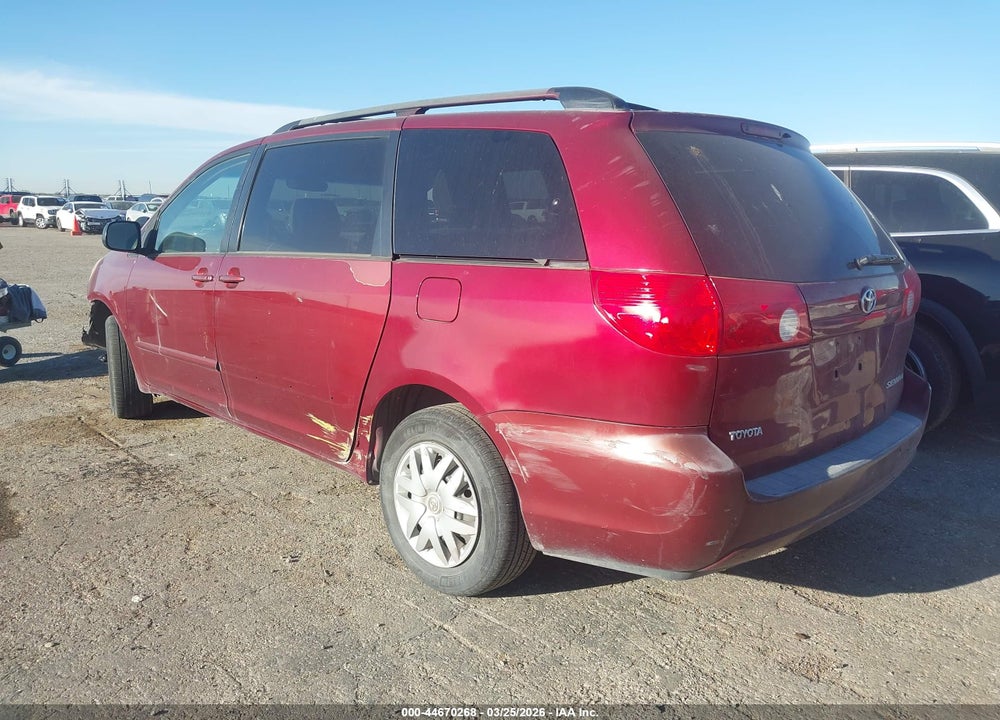 2007 TOYOTA SIENNA LE VIN: 5TDZK23C57S019136