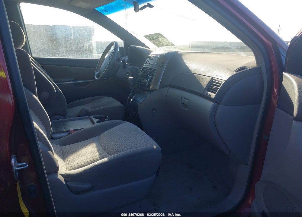 2007 TOYOTA SIENNA LE VIN: 5TDZK23C57S019136
