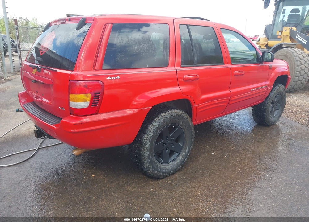 2000 JEEP GRAND CHEROKEE LIMITED VIN: 1J4GW58NXYC384741