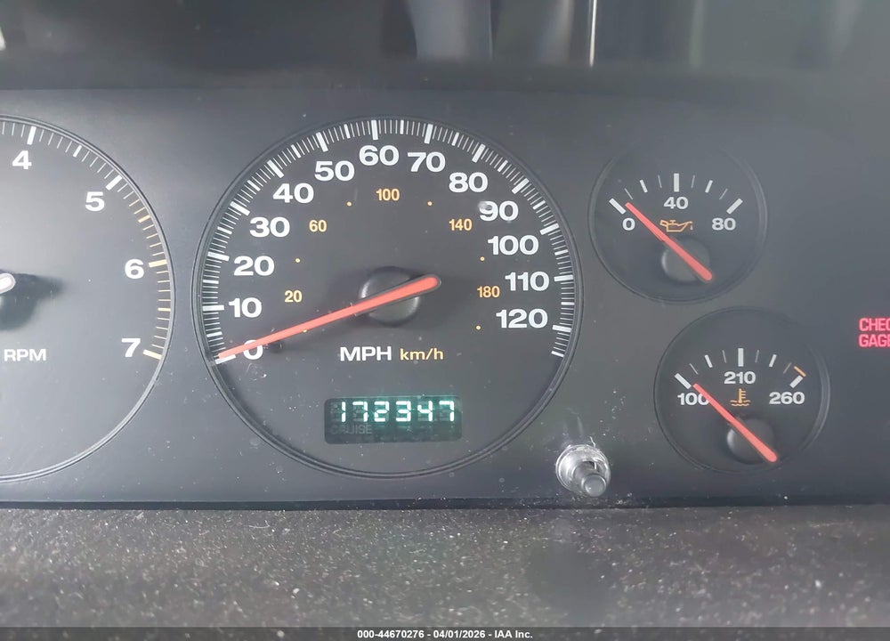 2000 JEEP GRAND CHEROKEE LIMITED VIN: 1J4GW58NXYC384741