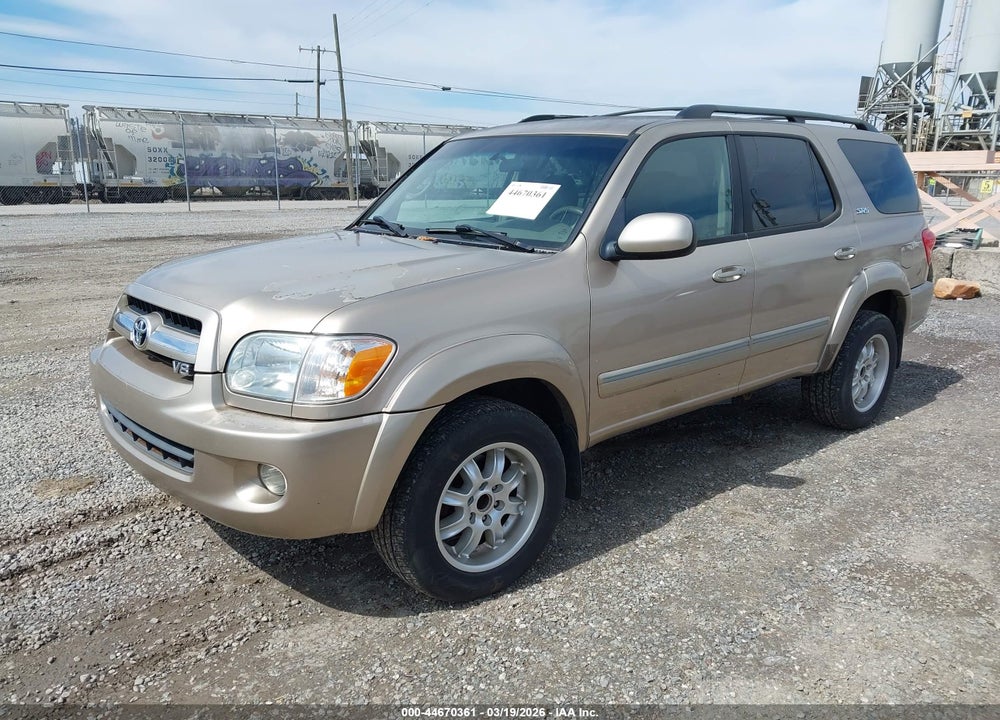 2005 TOYOTA SEQUOIA SR5 V8 VIN: 5TDZT34A95S261330
