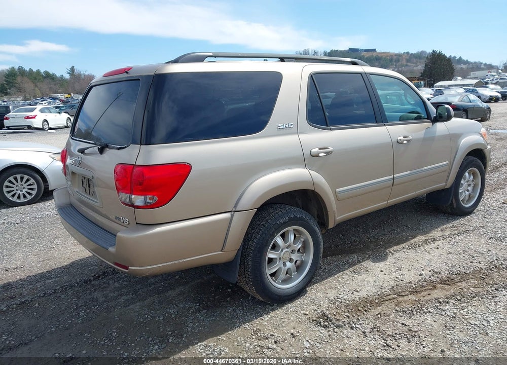 2005 TOYOTA SEQUOIA SR5 V8 VIN: 5TDZT34A95S261330