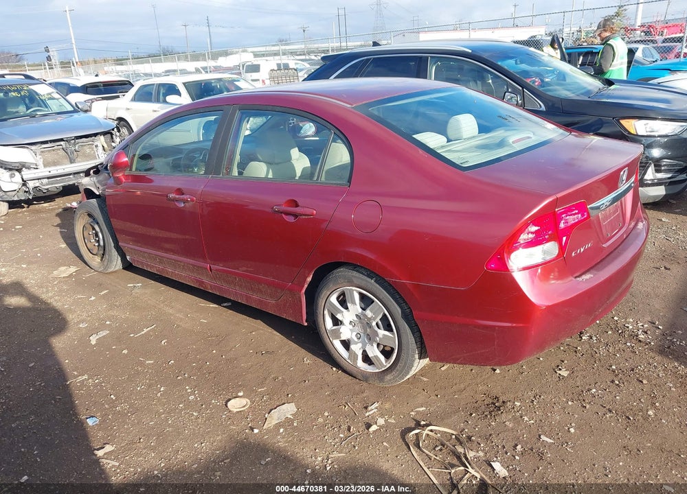 2010 HONDA CIVIC LX VIN: 19XFA1F53AE012216