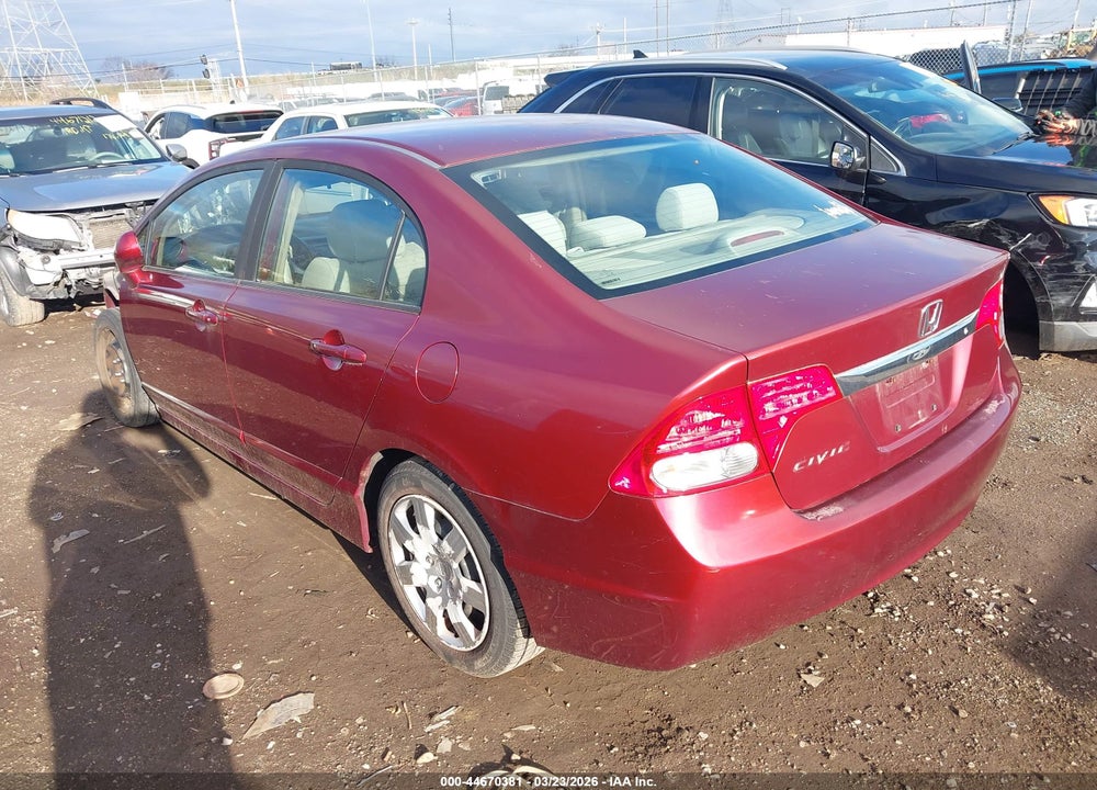 2010 HONDA CIVIC LX VIN: 19XFA1F53AE012216