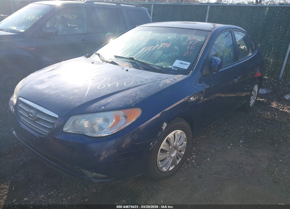 2009 HYUNDAI ELANTRA GLS VIN: KMHDU46D79U791412