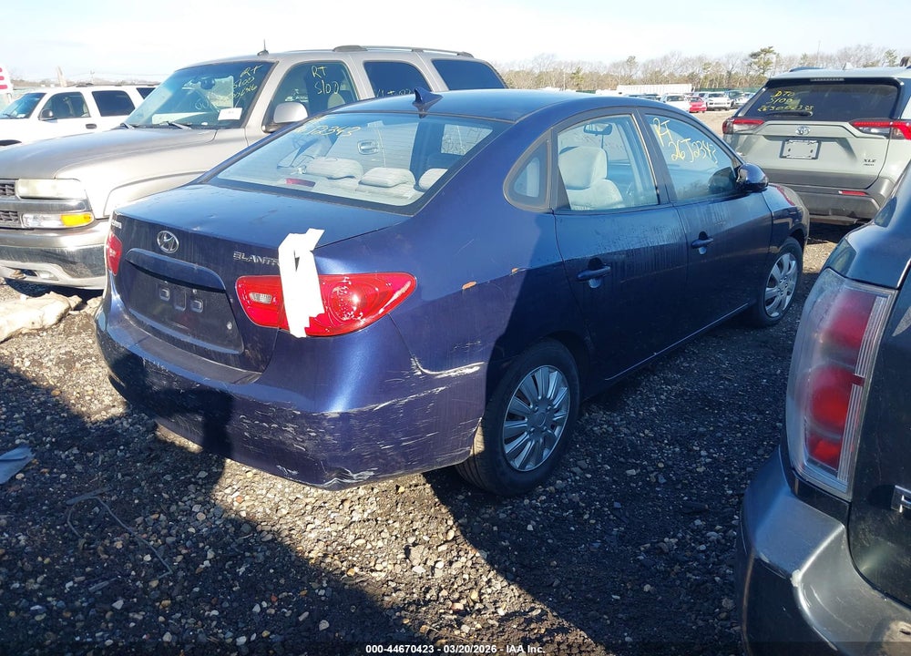 2009 HYUNDAI ELANTRA GLS VIN: KMHDU46D79U791412