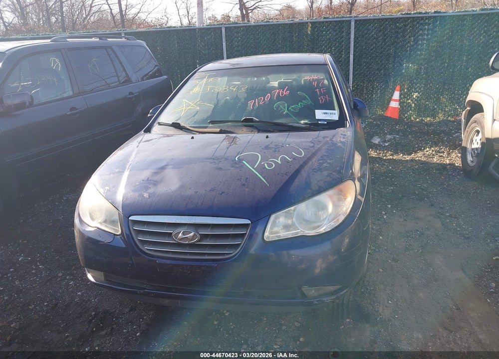 2009 HYUNDAI ELANTRA GLS VIN: KMHDU46D79U791412