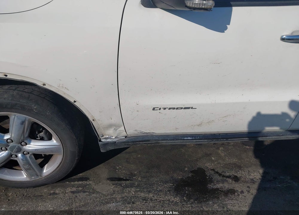 2011 DODGE DURANGO CITADEL VIN: 1D4RE5GG9BC695866