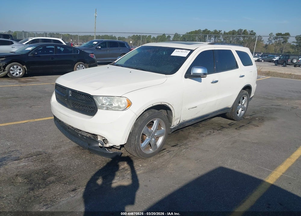 2011 DODGE DURANGO CITADEL VIN: 1D4RE5GG9BC695866