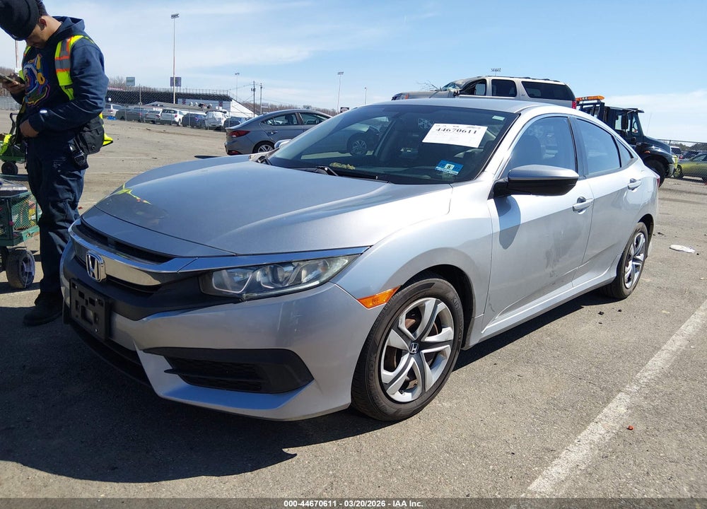 2016 HONDA CIVIC LX VIN: 19XFC2F56GE206005