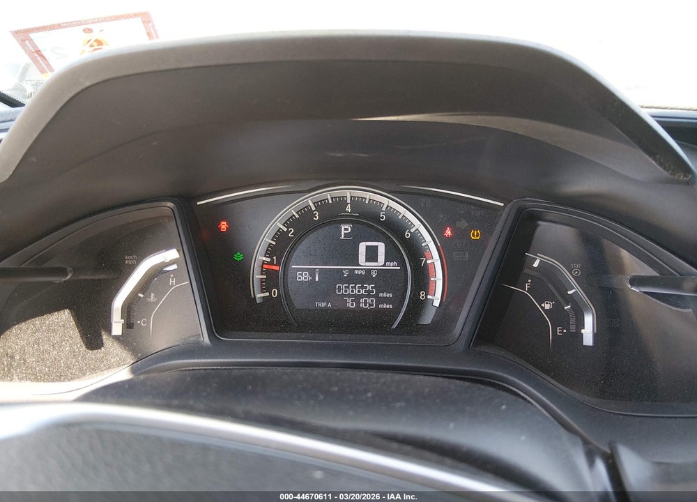 2016 HONDA CIVIC LX VIN: 19XFC2F56GE206005