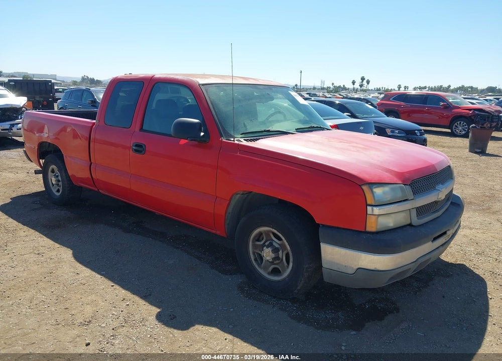 2004 CHEVROLET SILVERADO 1500 WORK TRUCK VIN: 1GCEC19X94Z301239