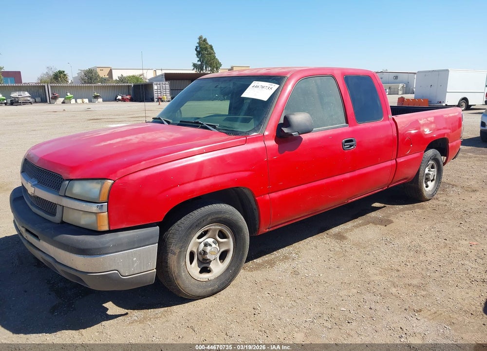 2004 CHEVROLET SILVERADO 1500 WORK TRUCK VIN: 1GCEC19X94Z301239