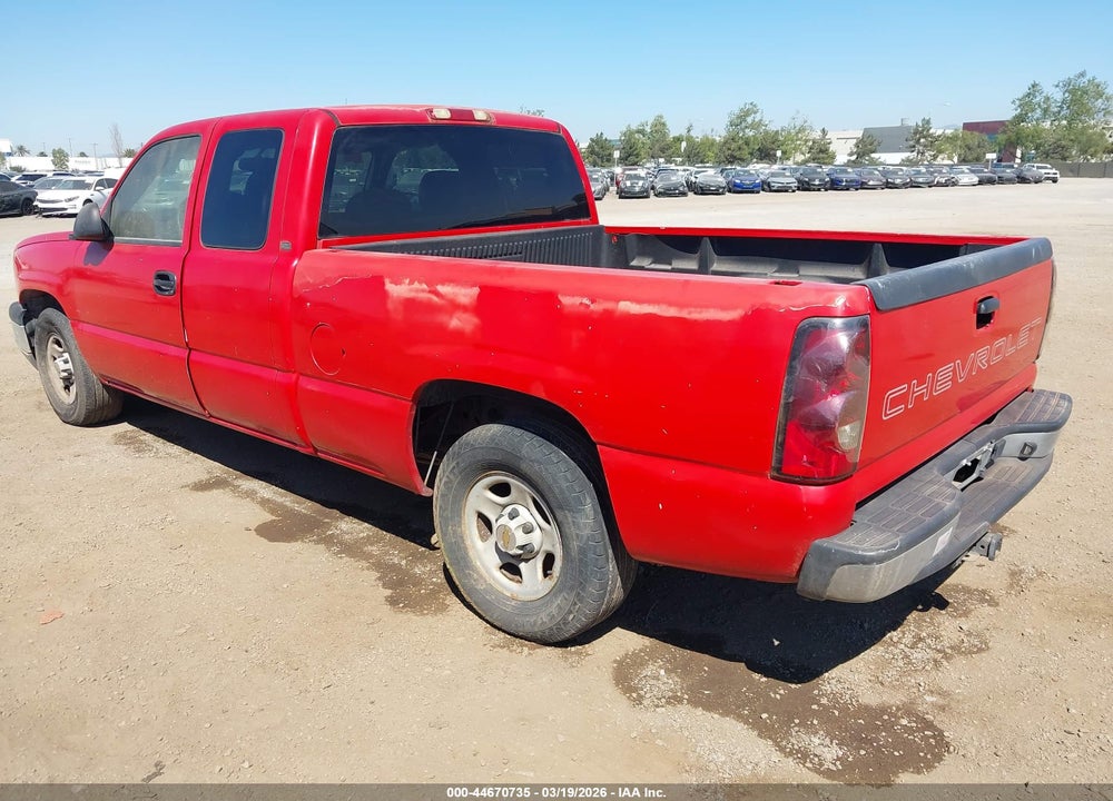 2004 CHEVROLET SILVERADO 1500 WORK TRUCK VIN: 1GCEC19X94Z301239