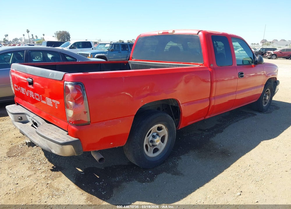 2004 CHEVROLET SILVERADO 1500 WORK TRUCK VIN: 1GCEC19X94Z301239