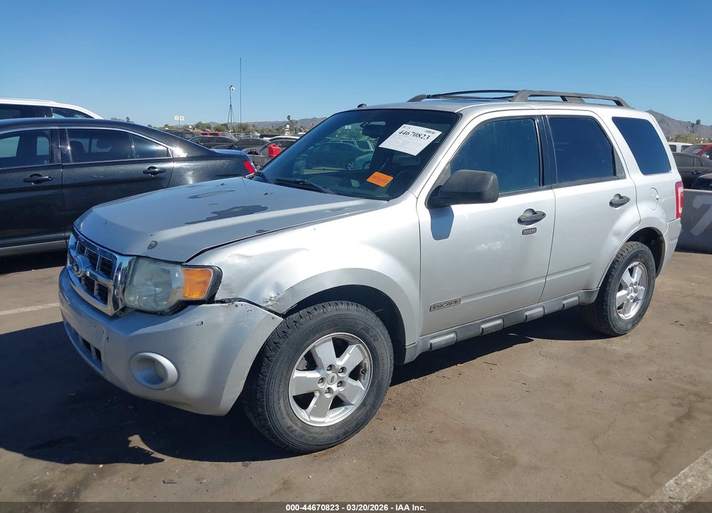 2008 FORD ESCAPE XLT VIN: 1FMCU03Z48KE22019