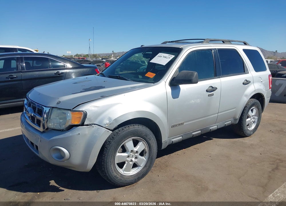 2008 FORD ESCAPE XLT VIN: 1FMCU03Z48KE22019