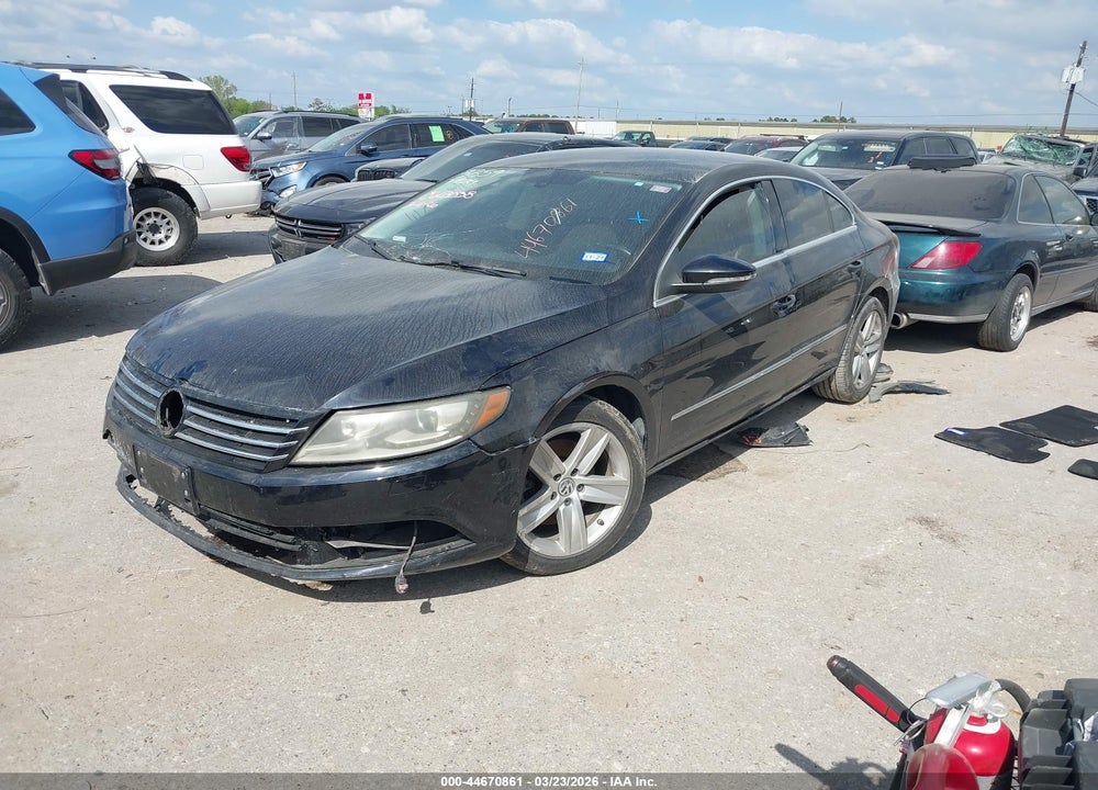 2014 VOLKSWAGEN CC 2.0T SPORT VIN: WVWBN7AN9EE506952