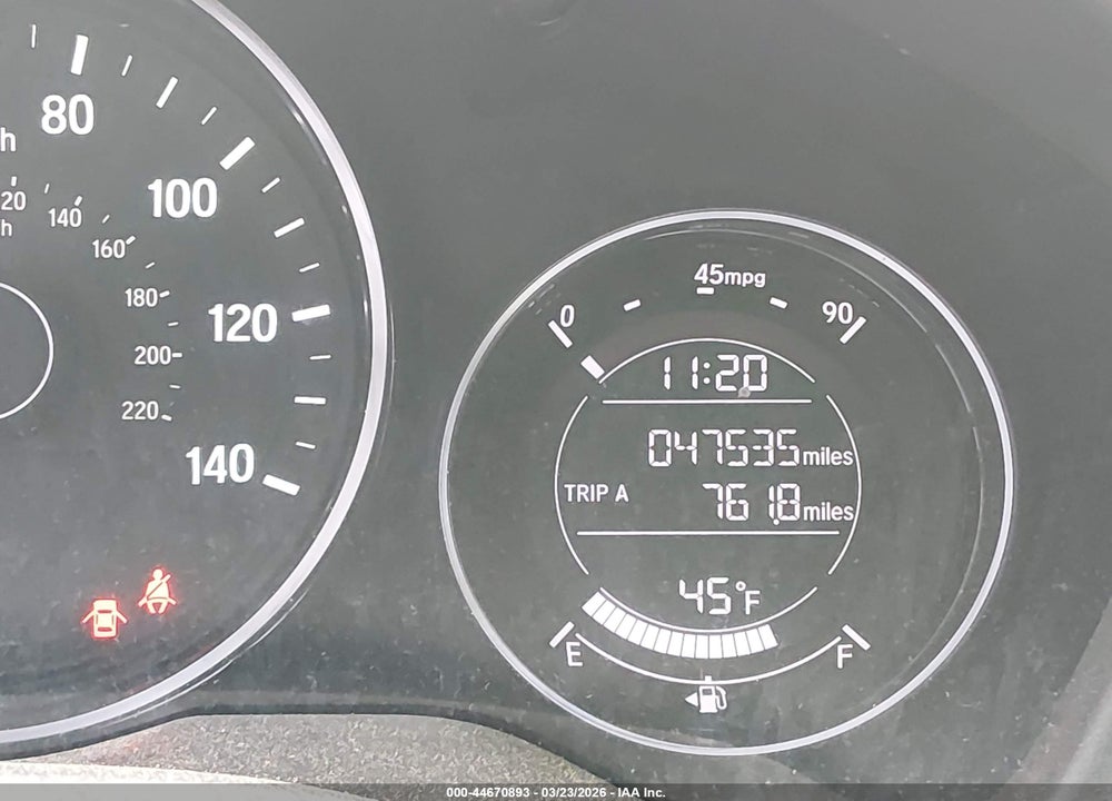 2020 HONDA HR-V AWD LX VIN: 3CZRU6H32LM716522