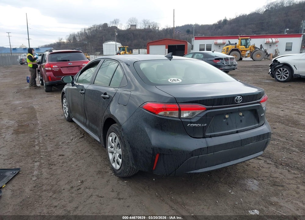 2022 TOYOTA COROLLA LE VIN: JTDEPMAE2NJ229932