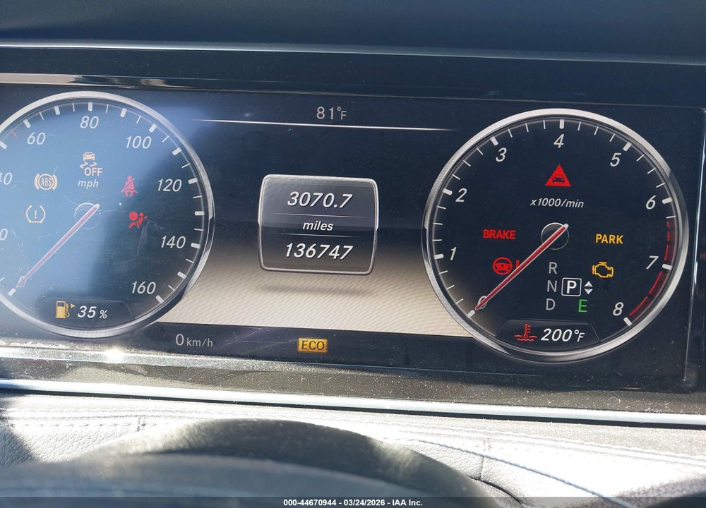 2014 MERCEDES-BENZ S 550 VIN: WDDUG8CB6EA043063