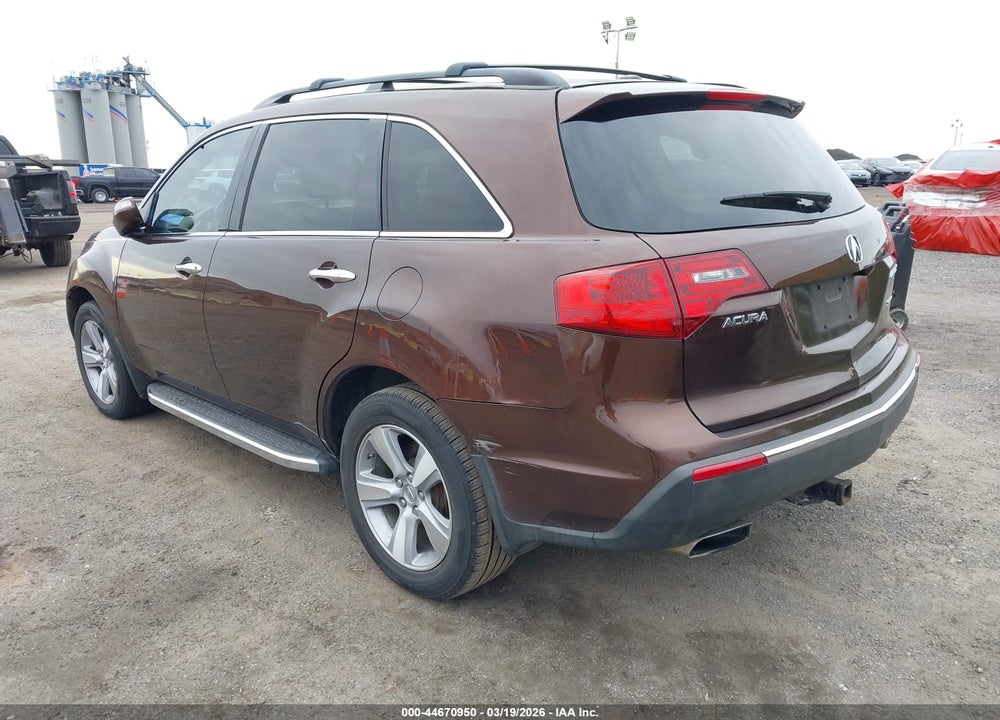 2011 ACURA MDX TECHNOLOGY PACKAGE VIN: 2HNYD2H62BH539207