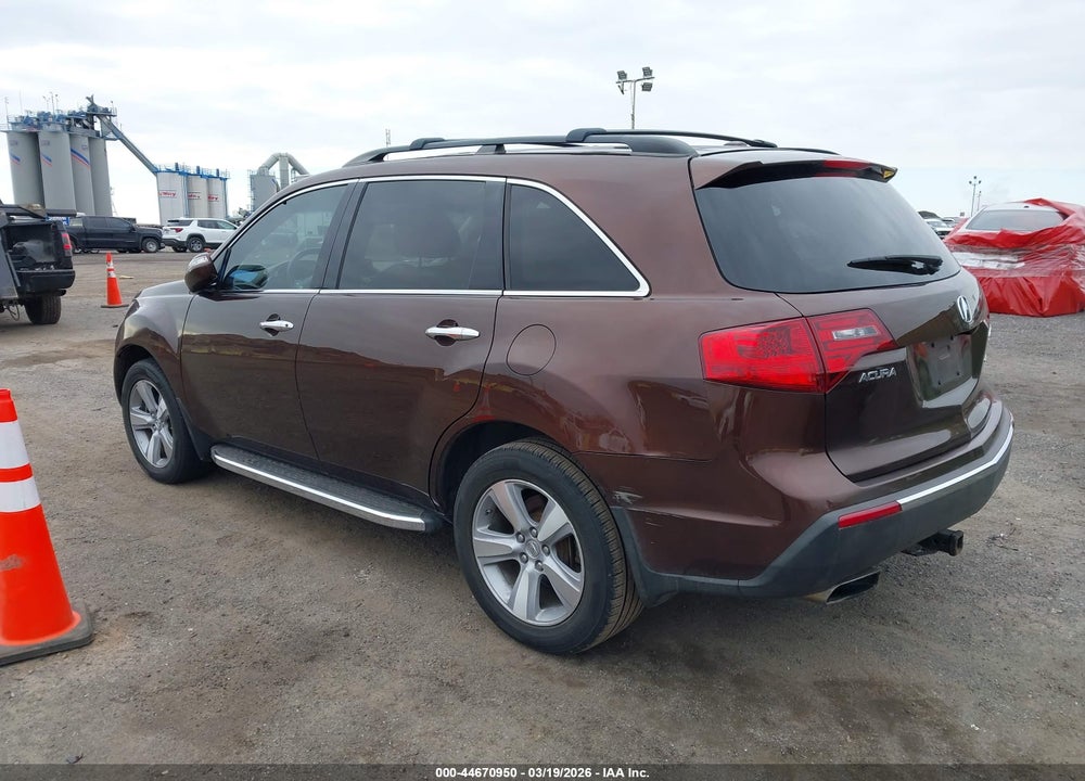 2011 ACURA MDX TECHNOLOGY PACKAGE VIN: 2HNYD2H62BH539207
