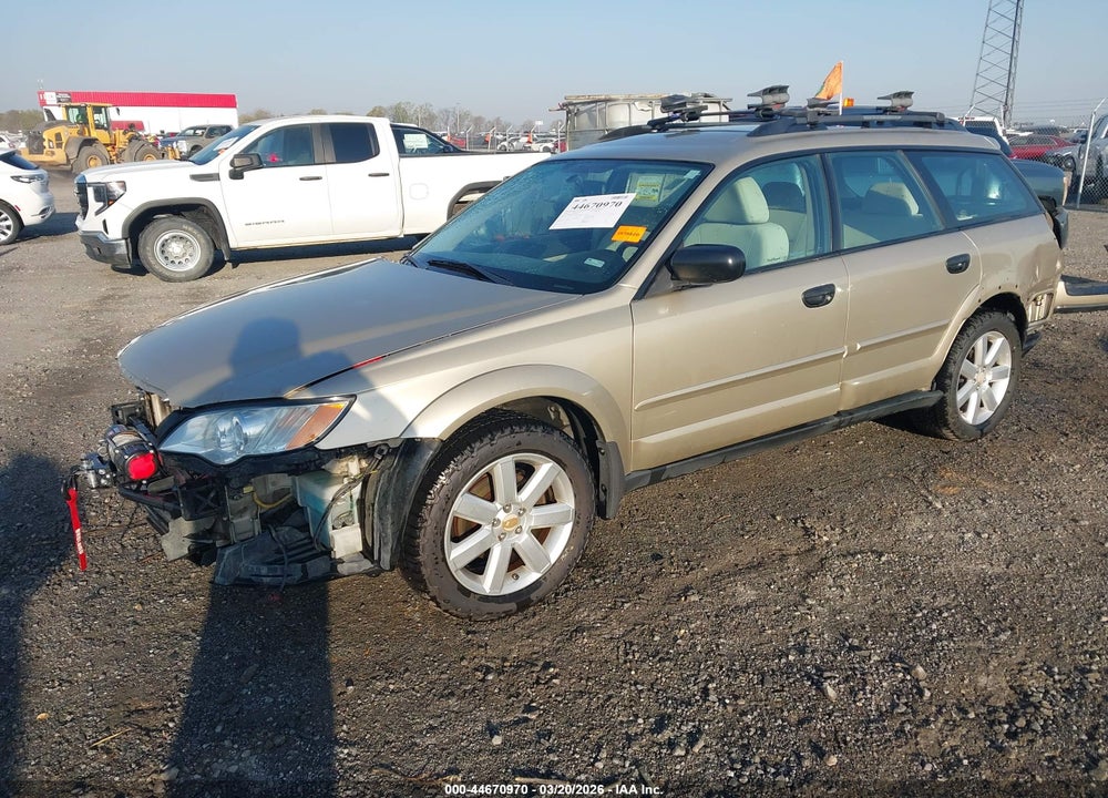 2008 SUBARU OUTBACK 2.5I/2.5I L.L. BEAN EDITION VIN: 4S4BP61C687329736