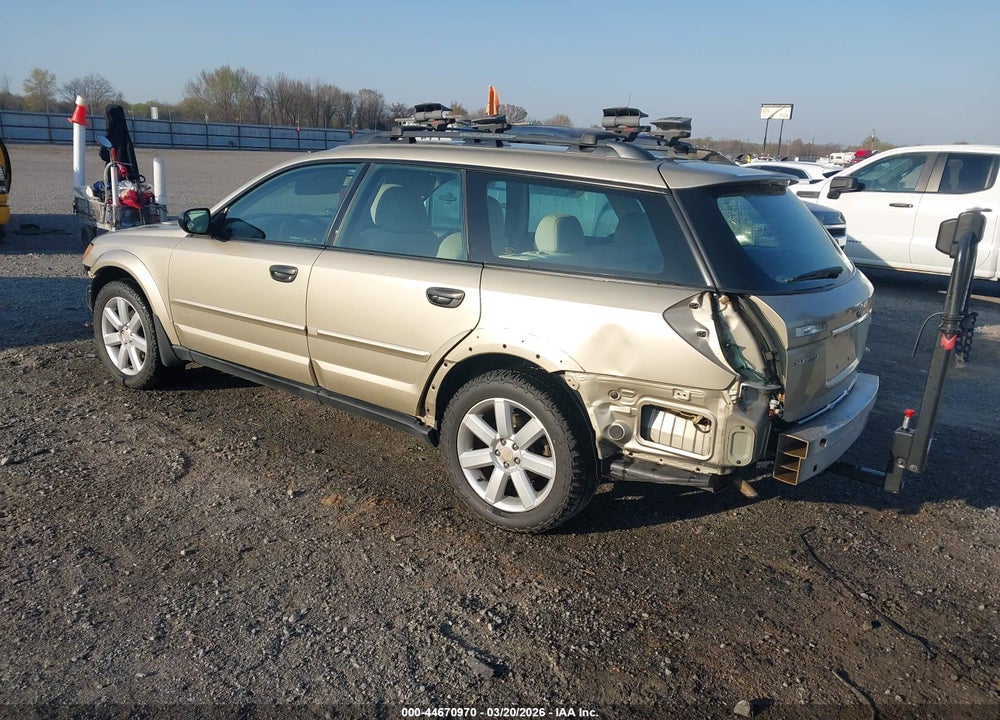 2008 SUBARU OUTBACK 2.5I/2.5I L.L. BEAN EDITION VIN: 4S4BP61C687329736
