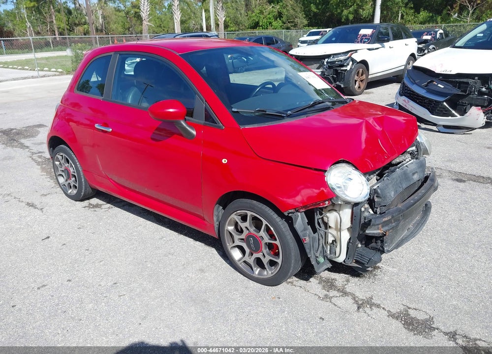 2013 FIAT 500 SPORT VIN: 3C3CFFBRXDT598346