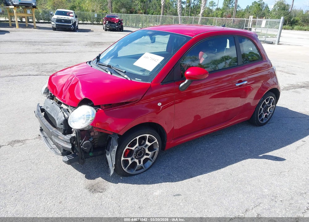 2013 FIAT 500 SPORT VIN: 3C3CFFBRXDT598346