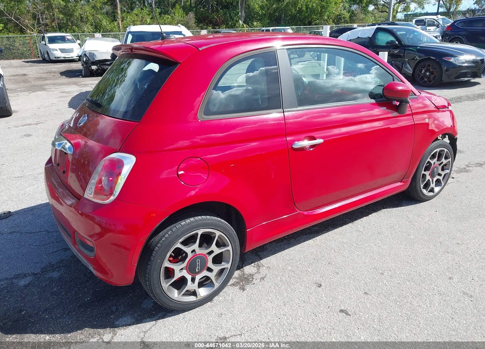 2013 FIAT 500 SPORT VIN: 3C3CFFBRXDT598346