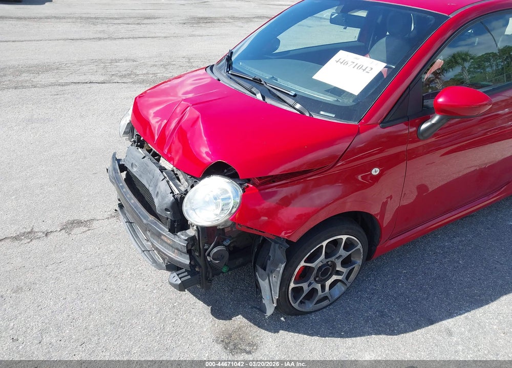 2013 FIAT 500 SPORT VIN: 3C3CFFBRXDT598346
