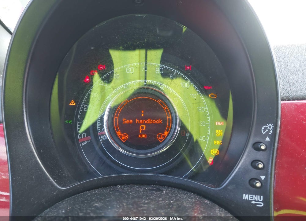 2013 FIAT 500 SPORT VIN: 3C3CFFBRXDT598346